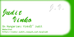 judit vinko business card